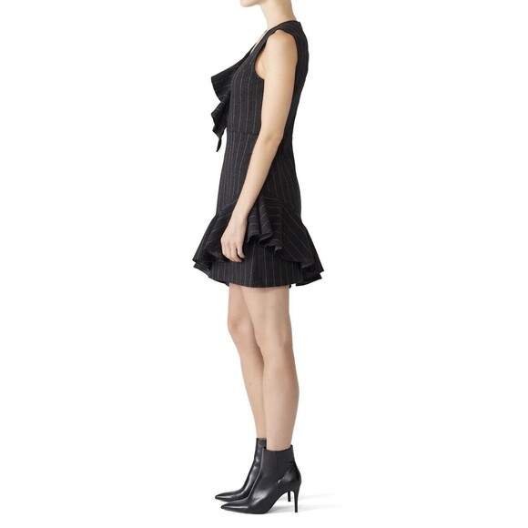 SAYLOR Charcoal‎ Bettie Asymmetrical Mini Dress SIZE SMALL - Picture 3 of 13